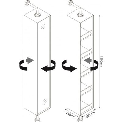 Колона за баня ICP 2525