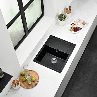 Гранитна мивка ICGS 8220 BLACK