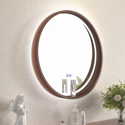 Огледало с вградено осветление ICL 1857WOODEN-60