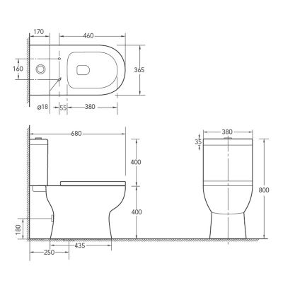 Моноблок ICC 7970S UF RIMLESS
