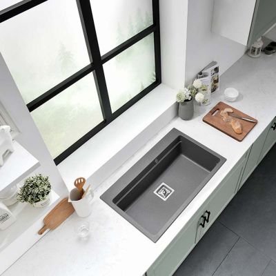 Гранитна мивка ICGS 8213 GRAY