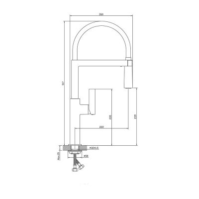 Месингов смесител ICF 7169184GG