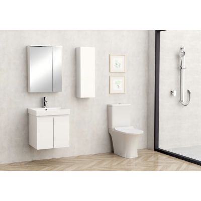 PVC ШКАФ ALDENE-50 5155-50W+УМИВ. 5953W-51CM