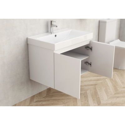 PVC ШКАФ ALDENE-75 5155-75W+УМИВ. 5953W-76CM