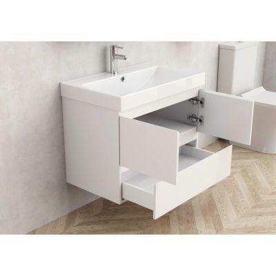 PVC ШКАФ AMBROGIO-75 9048-75W+УМИВ. 5953W-76CM