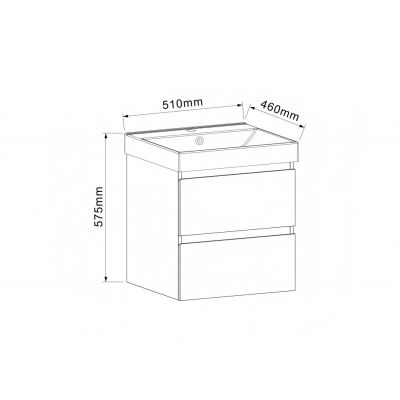 PVC ШКАФ BELLINI-50 6039-50