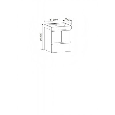 PVC ШКАФ BETTINO-50 9047-50