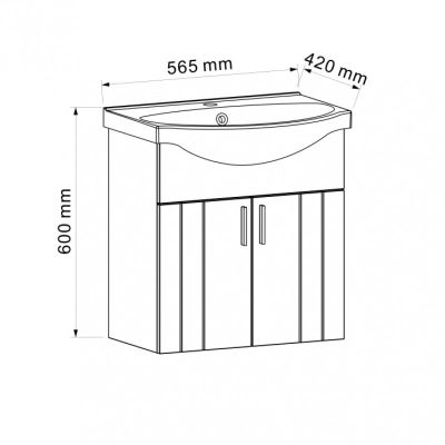 KD PVC ШКАФ GEMA 5650