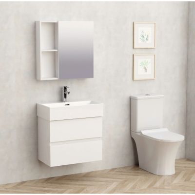 PVC ШКАФ COMPACT 5845W + УМИВ. 6036W