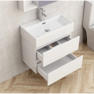 PVC ШКАФ COMPACT 5845W + УМИВ. 6036W