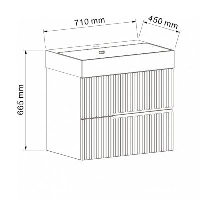 PVC ШКАФ ELORIA 7056BG