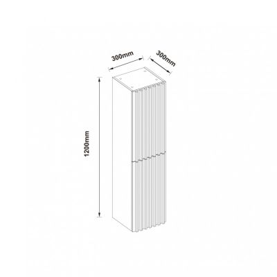 KD PVC КОЛОНА RIBERA 033030120