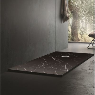 Душ корито Marble 14080MB-2 80×140×3.5 см, каменна смола