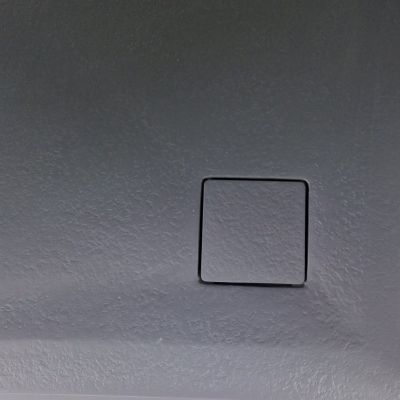 Душ корито Rough 80VRS-3 80×80×4 см, matt dark grey, каменна смола