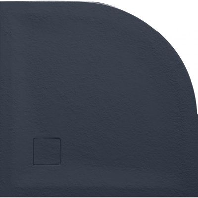 Душ корито Rough 90VRS-3 90×90×4 см, matt dark grey, каменна смола