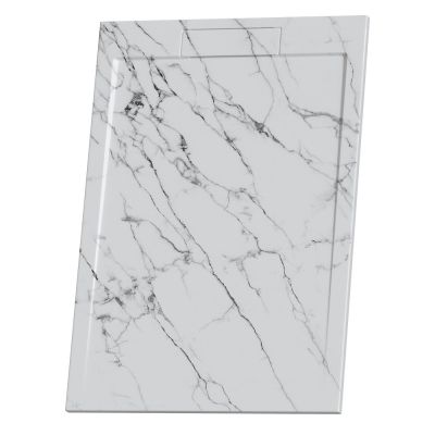 Душ корито Marble 10080MB-3 80×100×3.5 см, каменна смола