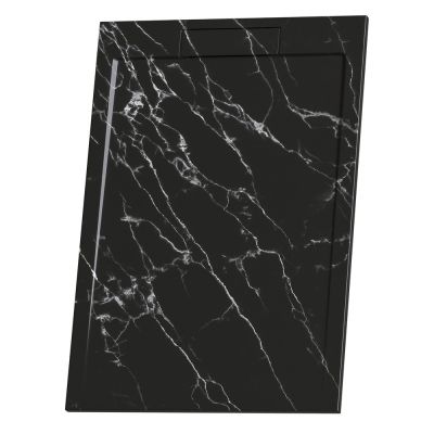 Душ корито Marble 10080MB-4 80×100×3.5 см, каменна смола
