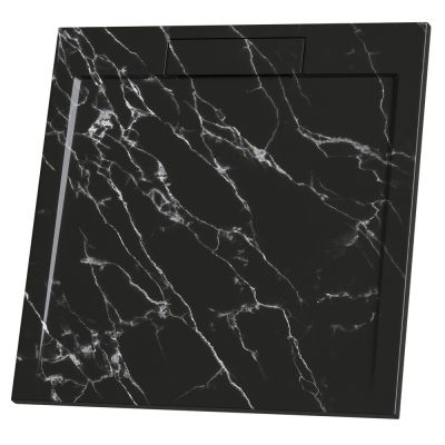 Душ корито Marble 9090MB-2 90×90×3.5 см, каменна смола