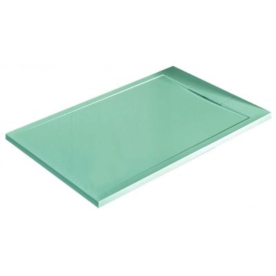Душ корито Marble 12080 80×120×3.5 см, mint green, каменна смола