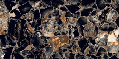 AGATE Nero High Gloss Гранитогрес 60 x 120