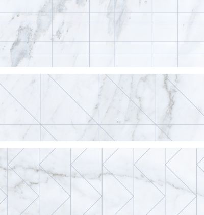 BRICK Velvet Geo Blanco Плочки 11 x 33.15
