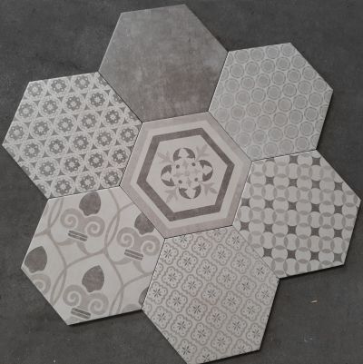 HEX Alpha Ceniza Плочки 25.8 x 29