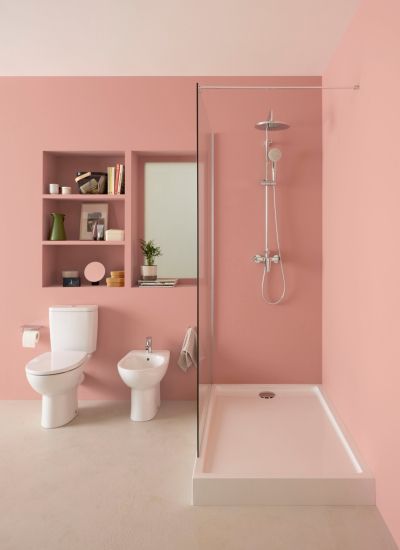 Roca Victoria Plus DF - Фиксиран панел за душ 80см Хром