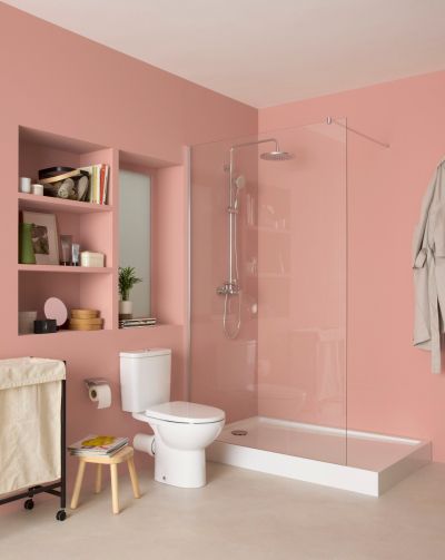 Roca Victoria Plus DF - Фиксиран панел за душ 120см Хром