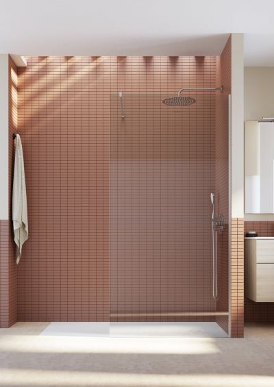 Roca Victoria Plus DF - Фиксиран панел за душ 120см Хром