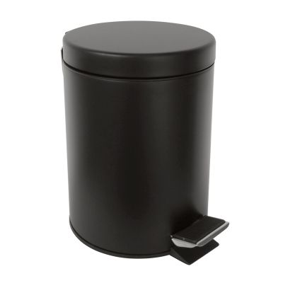 Bemeta DARK Кош за отпадъци 3 л, черен