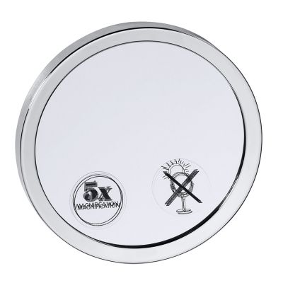 Bemeta Козметично огледало Ø 151 мм, самозалепващо, хром
