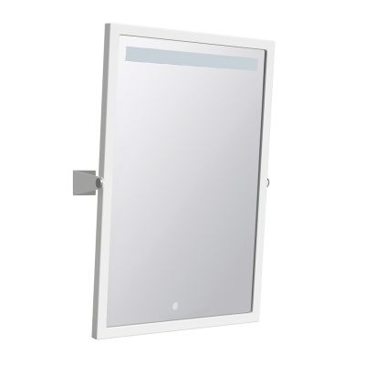 Bemeta HELP Накланящо се огледало с LED осветление със сензор 400 x 600 мм, бяло
