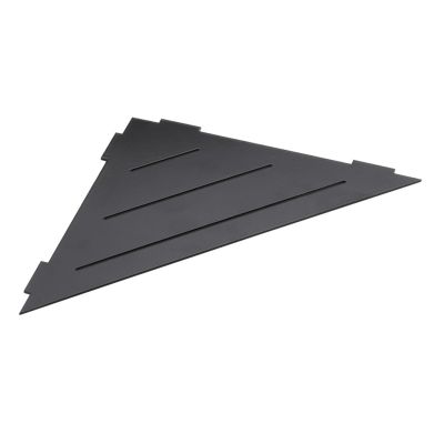 Bemeta CYTRO Полица за душ, черна матова (297 x 2 x 210 мм) – 101302420