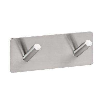 Bemeta EASY Закачалка с 2 куки, хром мат (115 x 45 x 38 мм)