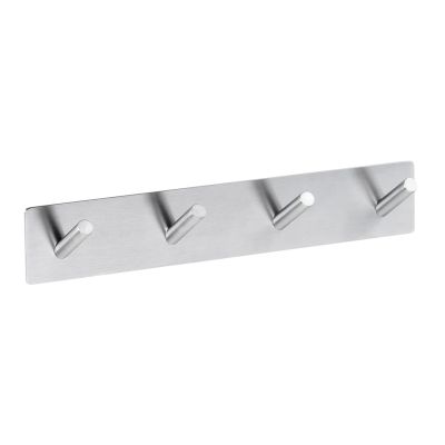 Bemeta EASY Закачалка с 4 куки, хром мат (255 x 45 x 38 мм)