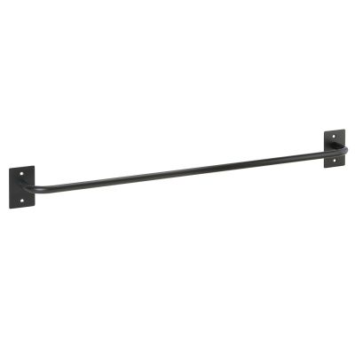 Bemeta EASY01 Държач за кърпи 600 мм, черен (645 x 72 x 74 мм) – 164104040
