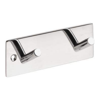 Bemeta EASY01 Закачалка с 2 куки, полирана (115 x 45 x 38 мм)