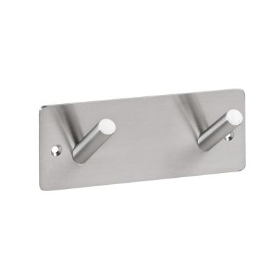 Bemeta EASY01 Закачалка с 2 куки, хром мат (115 x 45 x 38 мм)
