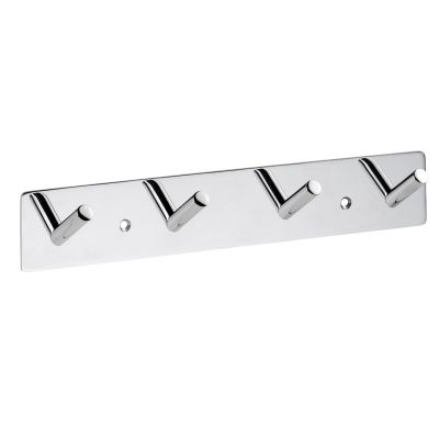 Bemeta EASY01 Закачалка с 4 куки, полирана (255 x 45 x 38 мм)