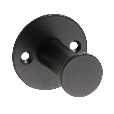 Bemeta EASY01 Единична закачалка, черна (45 x 45 x 36 мм)