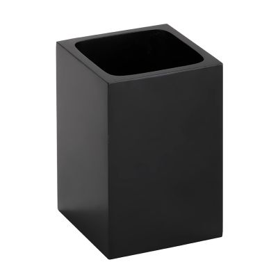 Bemeta GAMMA Стояща чаша за четки за зъби, черна