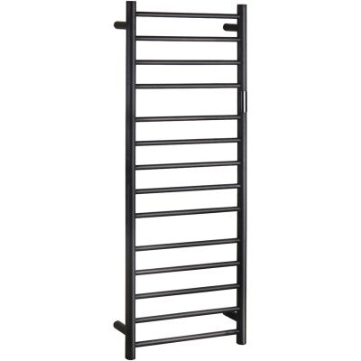 Bemeta Лира за баня, електрическа LADERRA 450 x 1320 мм, 180 W, черна
