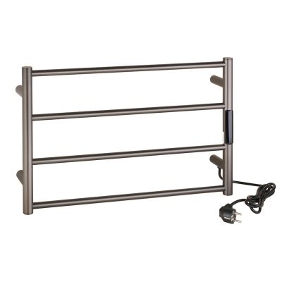 Bemeta Лира за баня, електрическа LADERRA mini 560 x 370 мм, 63 W, графит мат
