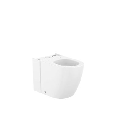 Roca MERIDIAN Тоалетна чиния за моноблок с двойно оттичане, долепена до стената, Rimless, Vortex 39,5 x 63 см, бял гланц