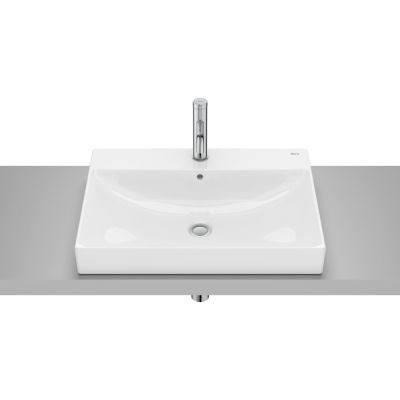 Roca ONA Умивалник Fineceramic® за вграждане в плот 60 x 45 см, бял мат