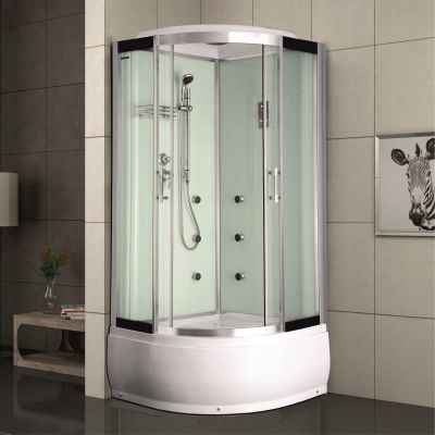 Хидромасажна душ кабина TANY 90x90 см, бял гръб, ICSH 8179W NEW