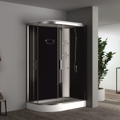 Хидромасажна душ кабина ЛИНДА 120x80 см, дясна, ICSH 8115R NEW