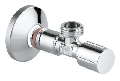 Ъглов вентил, 1/2", хром 22043000
