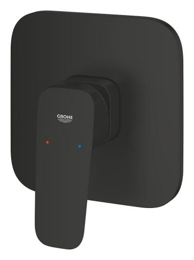 Cubeo Смесител за вграждане за душ, черен мат