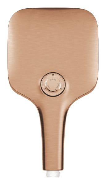 Rainshower SmartActive 130 Cube Ръчен душ с 3 струи, бронз мат